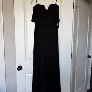 NWT Elegant Black Strapless jumpsuit
